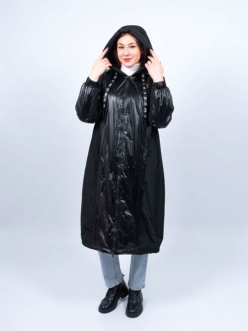 N72688 Пальто утепленное женское черный Baimuni 