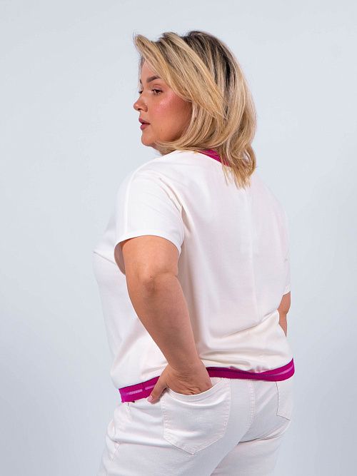 241-25423-33/1 Блуза женская белый VIX VOX 