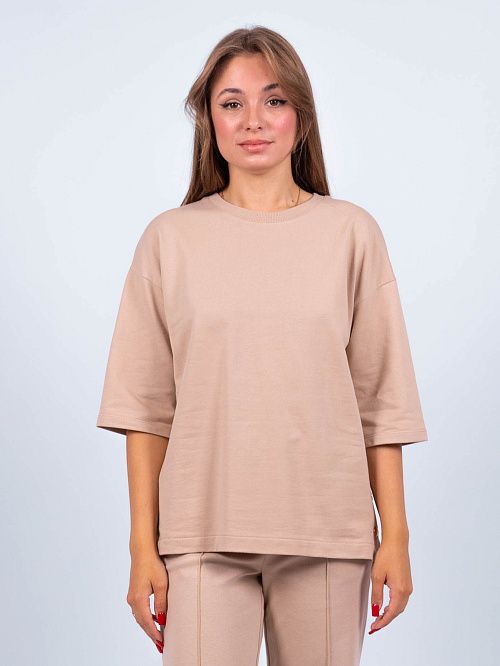 ЕВТ3186/ Джемпер женский темно-бежевый VERY NEAT 