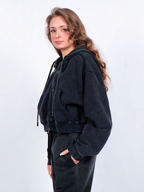 N822-1 Кофта женсая черный 365 