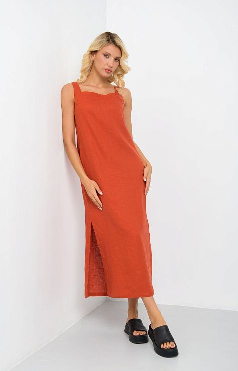 03380AA Платье САНДЕР терракотовый AGENDA 