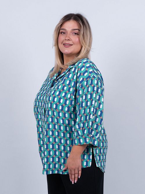 Соты Блузка женская мятный ZAR STYLE 