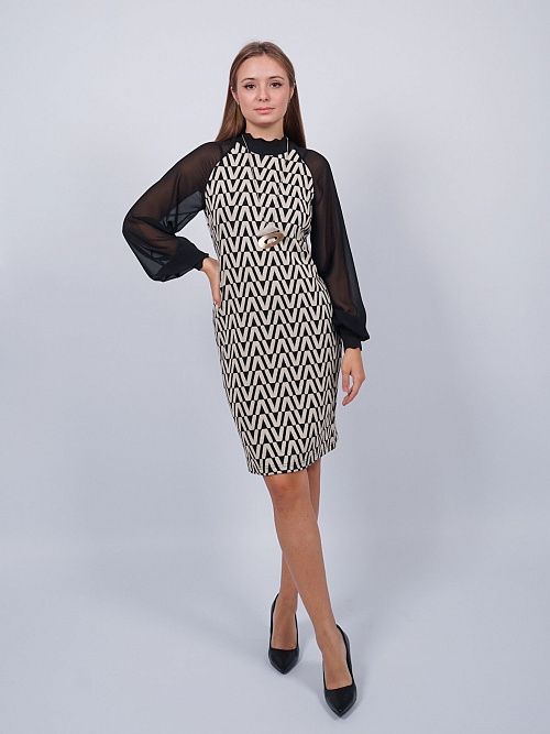 344058872 Платье женское черный PHARDI 