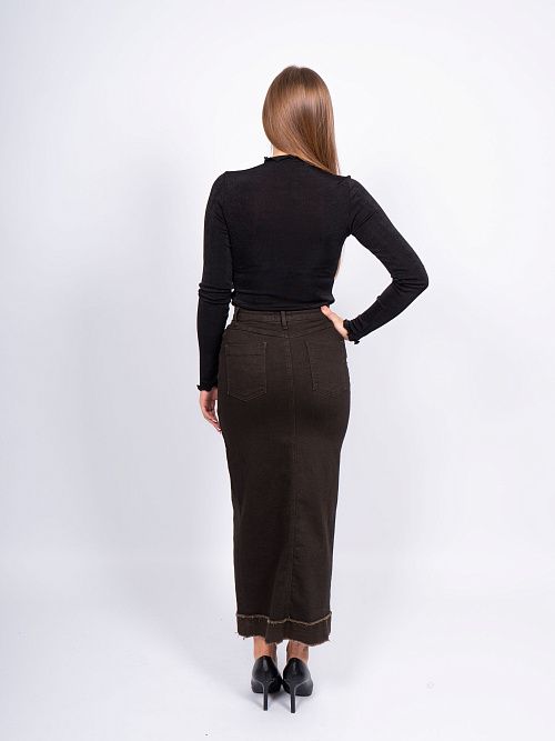 248013 Юбка женская хаки MIRA MIA 