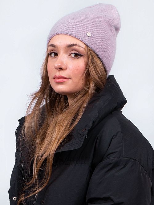 ФЛОРА Шапка женская лиловый ELITE LINE 