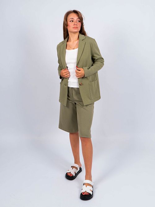 ЕВТ3218/ Жакет женский светлый хаки VERY NEAT 