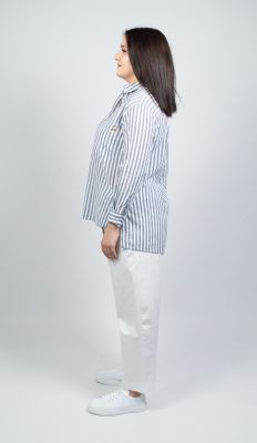 42451 Рубашка женская серый ESTERO RAGAZZA