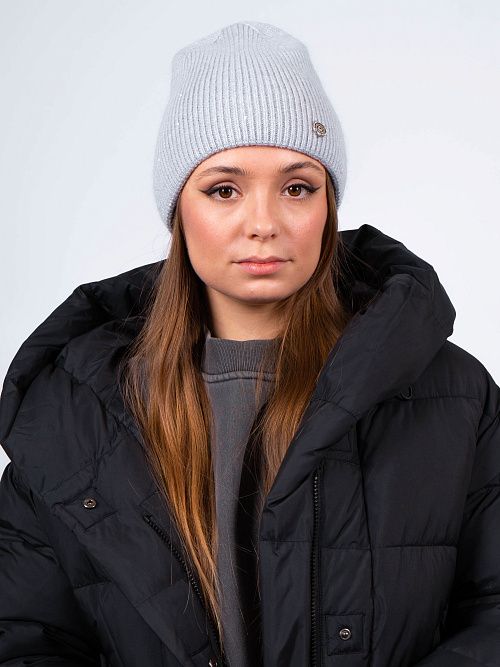 МИШЕЛЬ Шапка женская серый ELITE LINE 