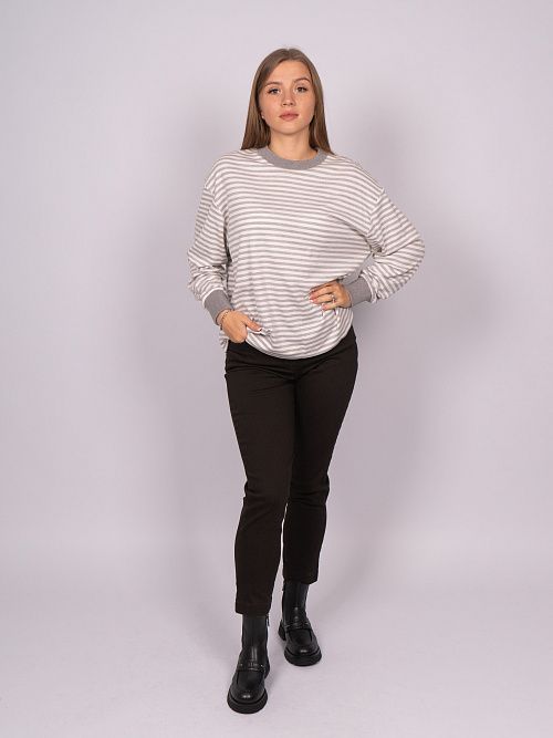 242017 Джемпер женский серый MIRA MIA 