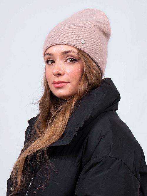 ФЛОРА Шапка женская какао ELITE LINE 