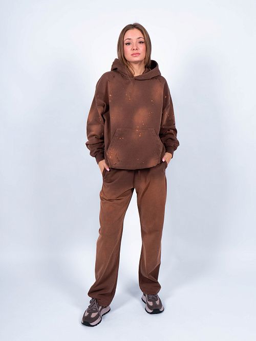 7770-1 Брюки коричневый 365 