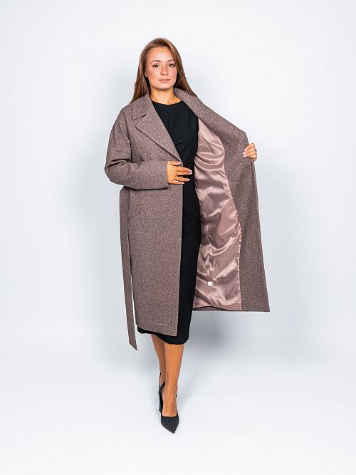 KR-227N/4-Миллениум Пальто женское коричневый 365 