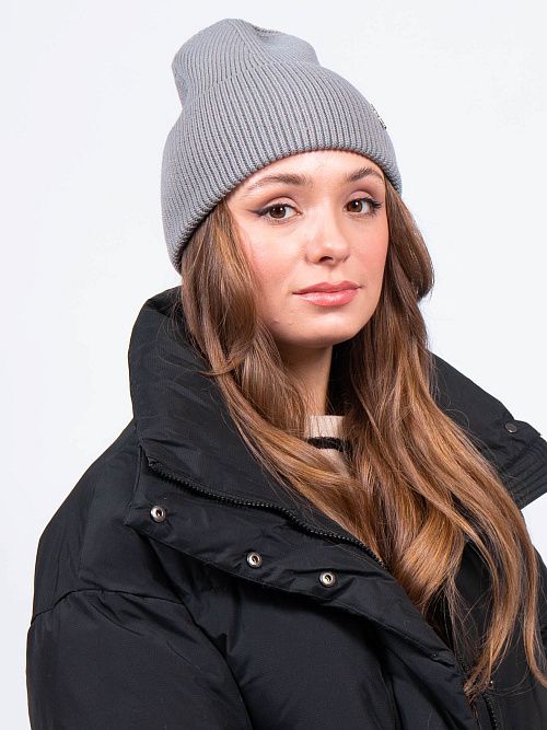 ЛЭВЭЛ Шапка женская стальной MISKORKI 