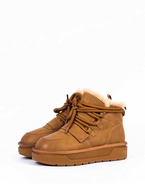 JV800302 Ботинки женские рыжий 365 