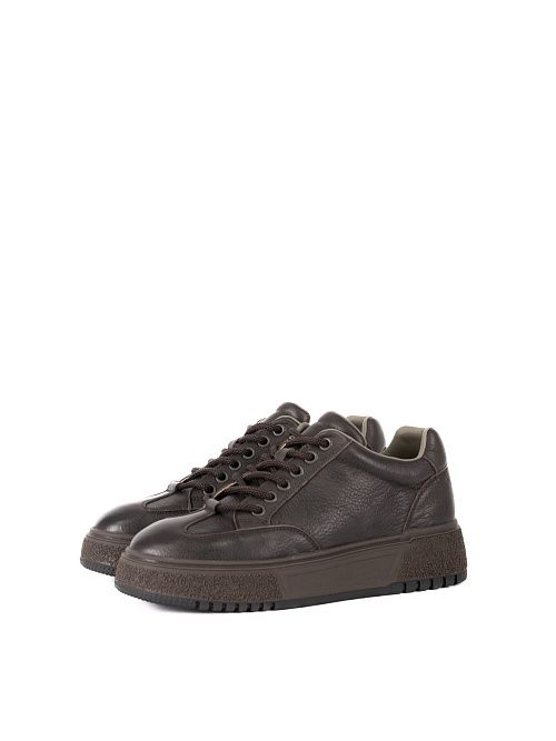 DBY-RA011-001-2 Полуботинки женские натуральная кожа коричневый 365 