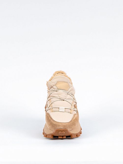 XKW24-HWLC3-013-2(Q) Полуботинки женские бежевый Covani 