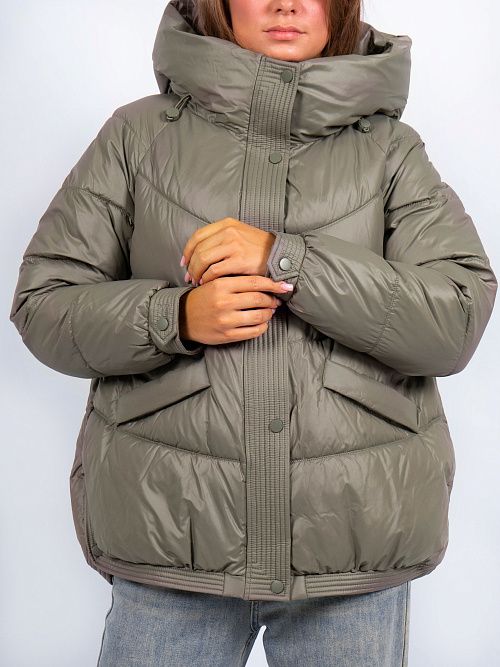 GWD4667I-G686 Куртка женская зеленый ICEbear 