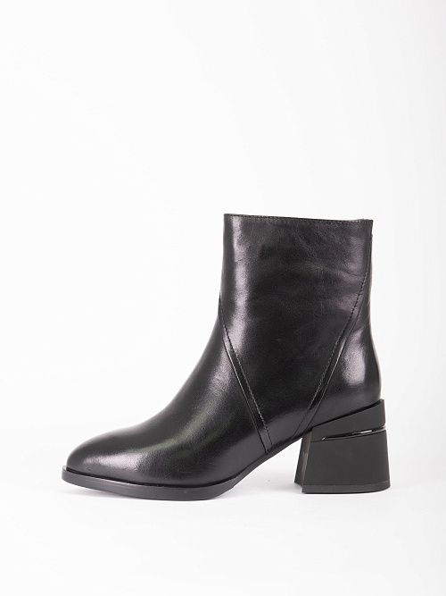 V62-N159-P935ZM Ботинки женские натуральная кожа черный 365 