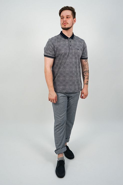 805-2064.E504.Y002.L.B0181 Брюки чинос мужские голубой LUXOR 