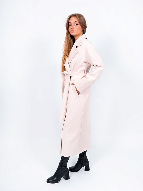 KR-301-МЗ-св.беж Пальто женское светло-бежевый 365 