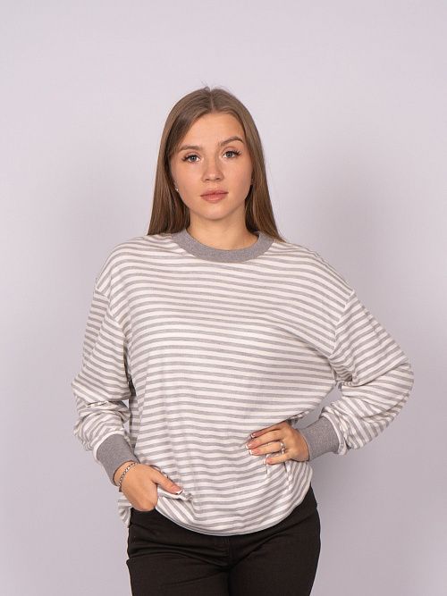 242017 Джемпер женский серый MIRA MIA 