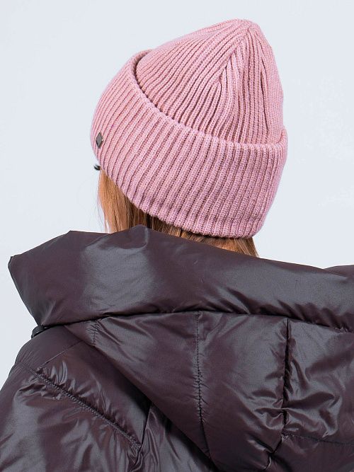 ЗЕТА Шапка женская пепел розы MISKORKI 