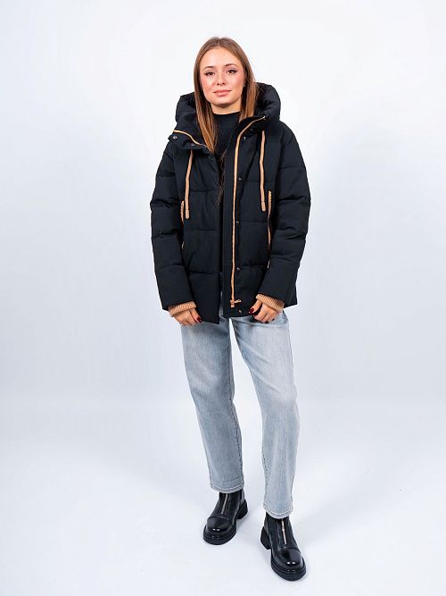 GWD4108I-G901 Куртка женская черный ICEbear 
