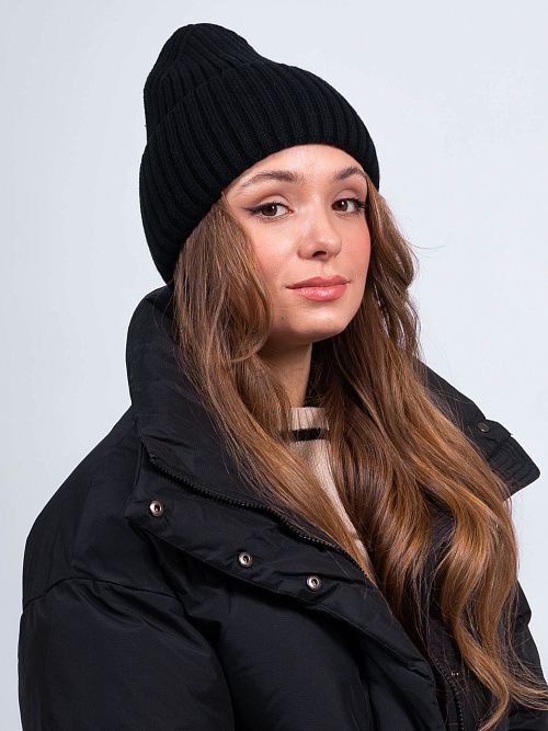 НЕЛЛИ Шапка женская черный ELITE LINE 