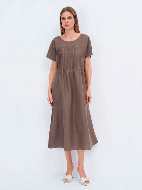 3803-ИЛ23 Платье женское графитовый ELECTRA STYLE 