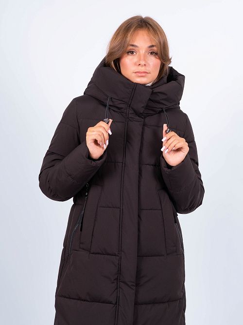 GWD4692I-G901 Пальто женское черный ICEbear 