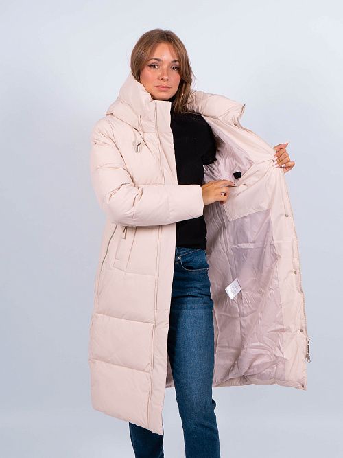 GWD4692I-G625 Пальто женское бежевый ICEbear 