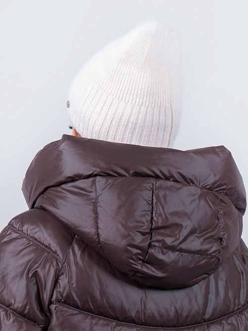 ТИНА Шапка женская белый ELITE LINE 