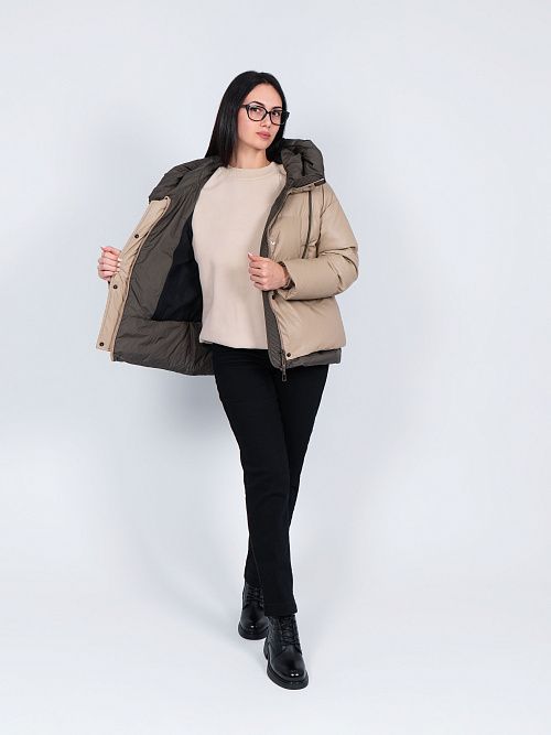 7899/4 Куртка женская зеленый Baimuni 