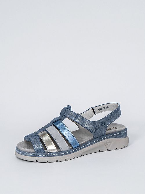 Mostar 12516T-7022,1L62,3166,0503 Босоножки женские синий Suave 