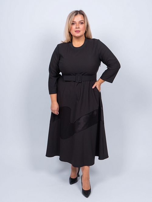 249622 Платье женское черный MIRA MIA 