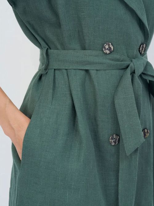 52113-ПЛ Платье женское зеленый ELECTRA STYLE 