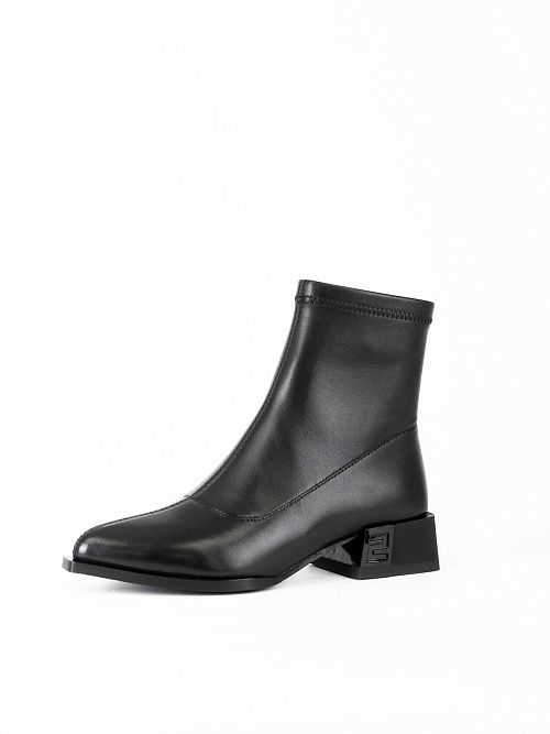 V137-N291-1 Ботинки женские натуральная кожа черный 365 