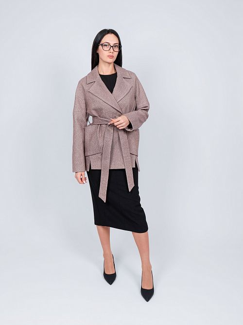 KR-292-STR-6 Пальто женское бежевый 365 