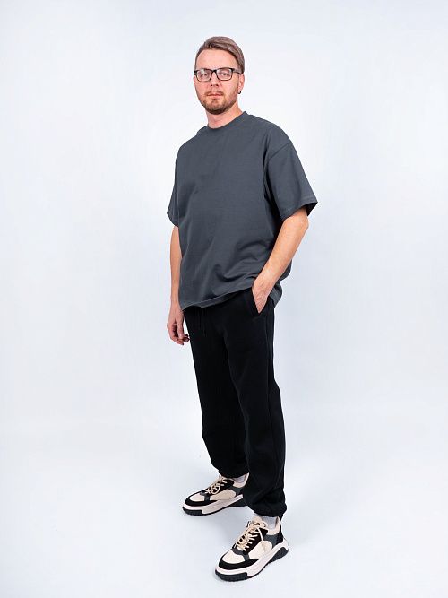 AR006 Футболка оверсайз графит 365 