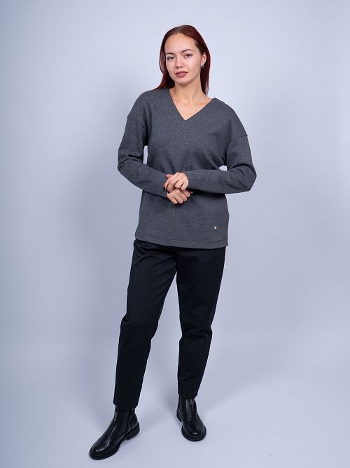 EBT3175 Полувер женский серый VERY NEAT 