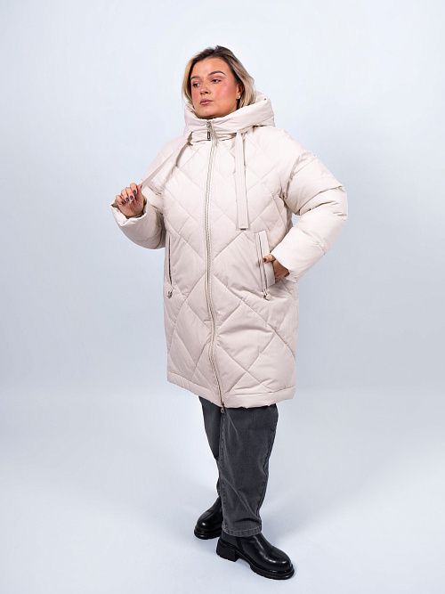 GWD4659I-G625 Куртка женская бежевый ICEbear 