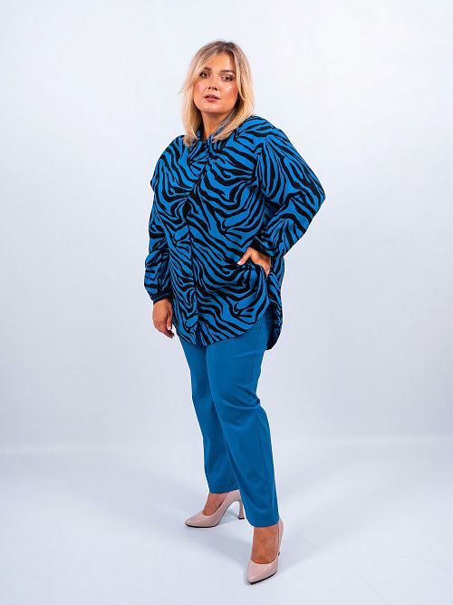 232-8165-50/0782 Туника женская синий LADY SHARM 