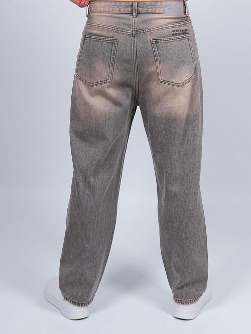 Q24029/JI Джинсы мужские серый QWENTINI  