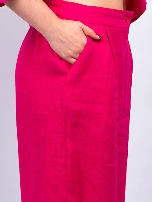 КЛ-7723-ИЛ23 Брюки женские фуксия ELECTRA STYLE 