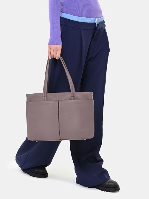 113-526-38-4 Сумка женская серый 365 