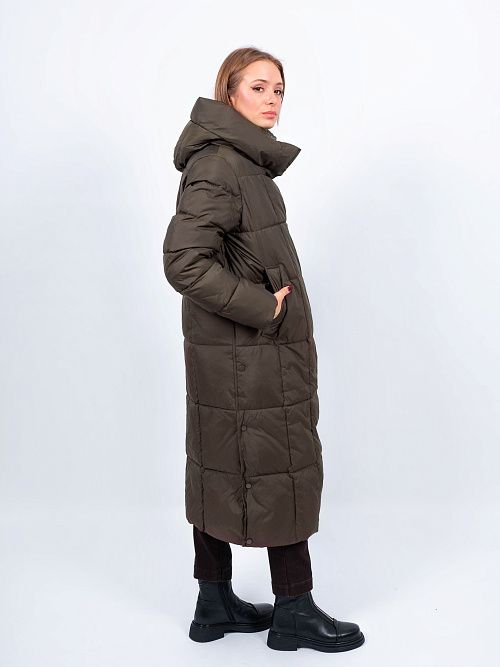 GWD4621I-G152 Пальто женское зеленый ICEbear 