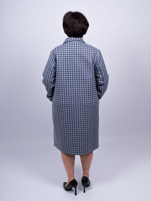 Пальто Богема женская синий ZAR STYLE 