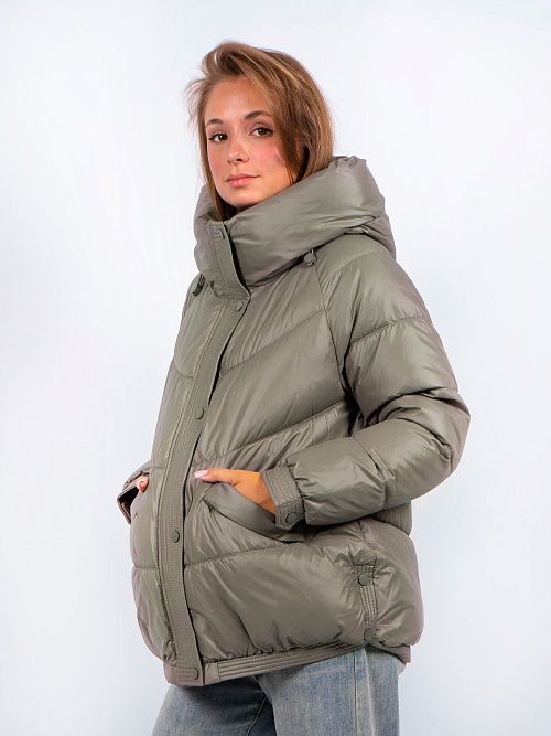 GWD4667I-G686 Куртка женская зеленый ICEbear 