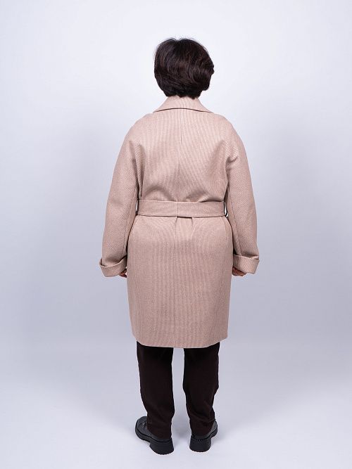 KR-293B-Мал.звезда Пальто женское бежевый Sempati 