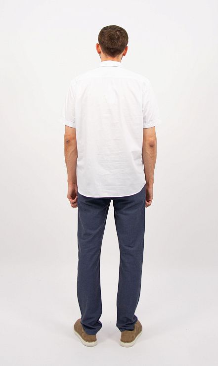 828-0199.C862.Y000.L.B0161 Рубашка мужская белый LUXOR 